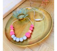 Collier allaitement rose