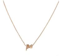 Collier alphabet en acier inoxydable Célébrez l'amour avec 26 charmantes lettres (KC or F)