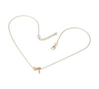 Collier alphabet en acier inoxydable pour célébrer l'amour avec 26 charmantes lettres (KC or T collier)