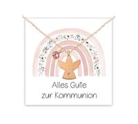 Collier ange gardien, pour communion, confirmation, baptême, communion, baptême, confirmation, cadeau pour fille et garçon, Métal