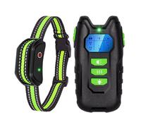 Collier Anti-Aboiement avec Télécommande - Collier de Dressage Canin à Portée de 2000ft, Étanche IP67, Modes Bip & Vibration (1-8), Collier Rechargeable pour Toutes Les Races et Tailles