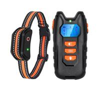 Collier Anti-Aboiement avec Télécommande - Collier de Dressage Canin à Portée de 2000ft, Étanche IP67, Modes Bip & Vibration (1-8), Collier Rechargeable pour Toutes Les Races et Tailles