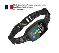 Collier Anti Aboiement - CeLuVi - Etanche IP67, Intelligent, Paramétrages simples, Mode d'emploi en Français