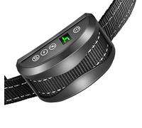 Collier Anti-aboiement Chien - 3 Modes Choc Électrique/Vibration/Sensibilité Aide au Dressage Inoffensif Automatique IP65 Batterie Rechargeable Sangle Reflechissant Réglable pour Petit Gros Chien