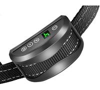 Collier Anti-aboiement Chien - 3 Modes Choc Électrique/Vibration/Sensibilité Aide au Dressage Inoffensif Automatique IP65 Batterie Rechargeable Sangle Reflechissant Réglable pour Petit Gros Chien