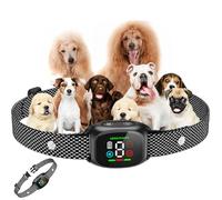 Collier Anti Aboiement Chien Automatique, 8 Niveaux de Sensibilité, Collier Anti-Aboiement Chien Réglable avec 4 Modes, Détection Intelligente & Sécurité, Étanche IP67, pour Petit et Gros Chien