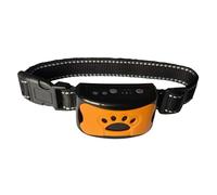 Collier Anti-Aboiement Chien Rechargeable,sans Douleur ni Choc Électrique, Collier Anti Aboiement Chiens Intelligent avec 7 Niveaux Sensibilité, Vibration + Son,pour Petit Moyen Grand Chiens (Yellow)
