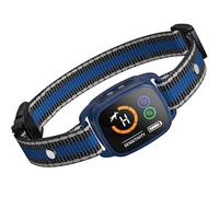 Collier Anti Aboiement Chiens,Modes Son/Vibration/Vibration Forte, Détection Intelligente des Aboiements, Rechargeable, Étanche IP67, Collier Anti Aboiement Petit Chien (Bleu)