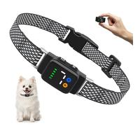 Collier Anti Aboiement Chiens, Rechargeable Anti Aboiement Collier Dressage, 3 Modes, Détection Intelligente des Aboiements Réglable 7 Niveaux de Sensibilité pour Petit Moyen
