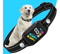 Collier anti-aboiement intelligent pour chiens de petite, moyenne et grande taille, collier de dressage intelligent avec 8 sensibilités réglables, bip et vibrations