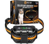 Collier Anti-Aboiement One PETS-TOP - Rechargeable avec Son, Vibration et Choc Electrique - IP67 Réglable pout tout type de chiens