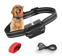 Collier anti-aboiement pour chien - Dispositif de sécurité sans choc avec 2 niveaux de sensibilité de pulvérisation réglables pour chiens S/M/L - Recharge de citronnelle non incluse
