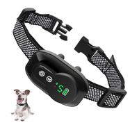 Collier Anti-Aboiement pour Chiens - Collier Intelligent Rechargeable Étanche IP67 avec Vibrations Sûres/Renforcement des Vibrations et Sons Inoffensifs - Collier de Dressage pour Chiens Petits/Mo