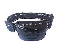 Collier anti-aboiement rechargeable - Collier de dressage for chien sans choc avec 7 bips de sensibilité et d'intensité réglables for chiens de petite, moyenne et grande taille Bleu/716(Black)