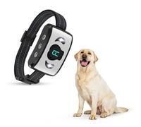 Collier Anti Aboiement Rechargeable sans Choc - Collier Électrique pour Chiens 8 Vibrations/Ultrasons & 7 Niveaux de Sensibilité - Imperméable/Étanche, Réglable Toutes Tailles - Dog Training Collar