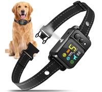 Collier Anti-aboiement sans Choc Compatible Spray (Recharge Non Incluse) - 5 Modes sûrs (Spray, Son, Vibration) + 5 Niveaux sensibilité - Rechargeable étanche pour Chien S/M/L 4 à 50 kg