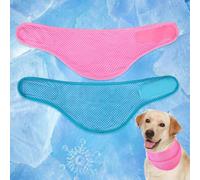 Collier Anti Coup de Chaleur, Bandana Rafraîchissant Chiens | Contrôle de température activé par l'eau Texture douce pour la peau Port non restrictif Accessoire de sécurité