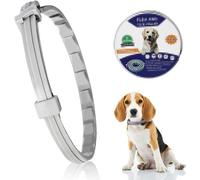 Collier Anti Puces pour Chien, Collier Anti Puces Et Anti Tique pour, 63cm, Longue Duree De Protection Collier Antiparasitaire,Naturel Collier Anti-Puce Chien pour Tous Types de Chiens.