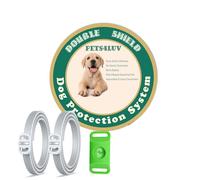 Collier Antiparasitaire Chien 2 en 1 - Anti-Puces et Tiques avec Clip Répulsif Moustiques, Réglable, Imperméable, Protection Longue Durée