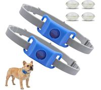 Collier antiparasitaire naturel pour chiens - Virex® - Ingrédients 100% naturels - Protection durable - bleu