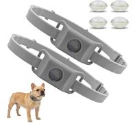 Collier antiparasitaire naturel pour chiens - Virex® - Ingrédients 100% naturels - Protection durable - gris