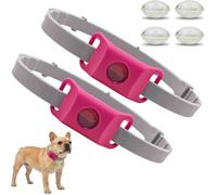 Collier antiparasitaire naturel pour chiens - Virex® - Ingrédients 100% naturels - Protection durable - rose