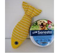 Collier antiparasitaire - SERESTO - Grand chien - Protection 7-8 mois - Anti-insectes - Taille ≥8kg