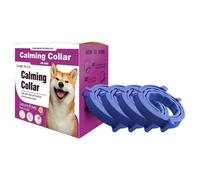 Collier Apaisant De Chien - Matériau Composite 65x2 Cm Réglable | Colliers du Pacifique 4 Pièces, Réduction du Stress Et De L'anxiété, Améliore Le Comportement | Accueil Et Voyage