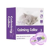 Collier apaisant pour les chats, chat apaisant le collier - Colliers de rupture calmant pour chats réglables en toute sécurité,Phéromones de chatons, fournitures pour animaux de compagnie pour la mais