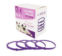 Collier apaisant réglable pour chats - Chaton de lutte contre la tension - Collier de cou - Diffuseur de phéromones - Engrenage de relaxation pour chat - Support de l'enveloppe pour