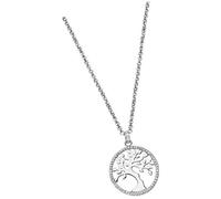 Collier Arbre De Vie En Argent Lotus Lp1778-1/1 Zircone Argent 925 Jlp1778-1-1