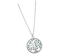 Collier Arbre De Vie En Argent Lotus Lp1895-1/1 Zircone Argent 925 Jlp1895-1-1