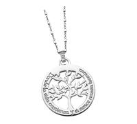 Collier Arbre De Vie Lotus Argent Lp1641-1/1 Femme Vrai 925 Argent Jlp1641-1-1