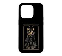 Collier Arc-en-Ciel LGBTQ pour Chat Ally Tarot Card Pride Coque pour iPhone 15 Pro