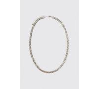 Collier argenté en chaîne homme - ONE SIZE, argent