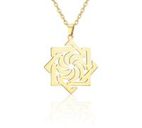 Collier arménien Arevakhach avec pendentif croix soleil unisexe | Inspiré par l'ancien totem en pierre arménienne, représente l'éternité, la renaissance et la protection. Acier inoxydable