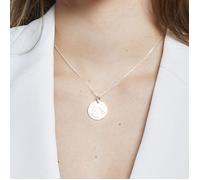 Collier astro médaille gravée Bélier, argent