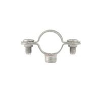 Collier Atlas simple en acier zingué blanc - SCELL-IT - CSXX