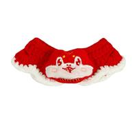 Collier au crochet pour chien, bandana écharpe pour chien,Année du serpent 2025 Collier bandana tricoté pour chat de compagnie - Collier doux pour chien, écharpe de vacances pour le nouvel an, les séa