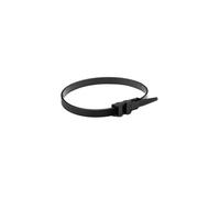 DEBFLEX - Collier de Serrage Plastique - Pour Fixer Gaines et Câbles Electriques au Mur - Attache-Câble Autoblocant Au Diamètre Réglable - Noir - 9 x 350 mm - Lot de 100