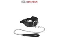 Collier avec anneau & laisse - Fetish Tentation