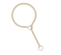 Collier avec chaînes coulissantes - Collier avec chaînes d'amour, collier en acier inoxydable réglable, collier gothique punk cubain pour femme avec joint torique en forme de co, Consulte la