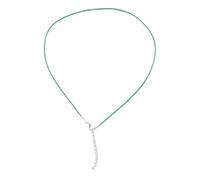 Collier avec cordon en cuir de 1, 5 mm avec fermoir mousqueton, chaîne en corde de cire pour colliers à faire soi-même, pendentif, résultats de bijoux avec fermoir pour femmes et hommes, corde tressée