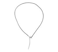 Collier avec cordon en cuir de 1, 5 mm avec fermoir mousqueton, chaîne en corde de cire pour colliers à faire soi-même, pendentif, résultats de bijoux avec fermoir pour femmes et hommes, corde tressée