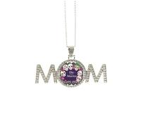 Collier avec illustration « The Day of the Dead » - Cadeau de fête des mères pour maman, grand-mère, M