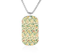 Collier avec image personnalisée, bijoux commémoratifs pour femmes et | Collier avec pendentif en forme de fleurs de style médiéval, texte photo personnalisé en acier inoxydable