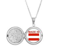Collier avec médaillon d'amour en Autriche - Cadeau d'anniversaire