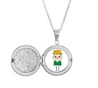Collier avec médaillon drapeau du Brésil - Drapeau portugais - Pluu - Cadeau d'anniversaire