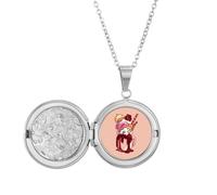 Collier avec médaillon en forme de donut - Pour un cadeau d'anniversaire