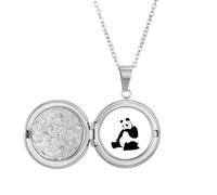 Collier avec médaillon en forme de panda au trésor national de la Chine